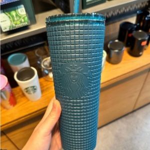 STARBUCKS Winter 2023 Soft Grid Tumbler in Sub Zero